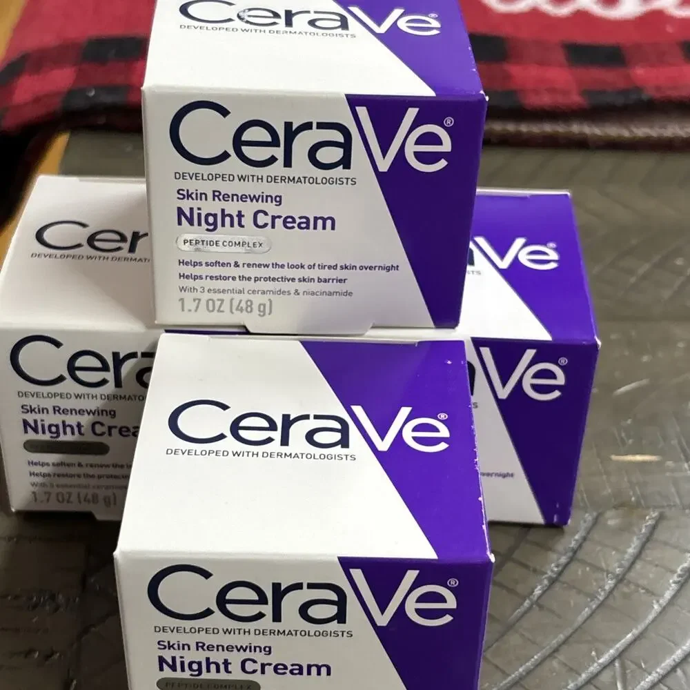 4 PACK Cerave Skin Renewing Night Cream - 1.7oz